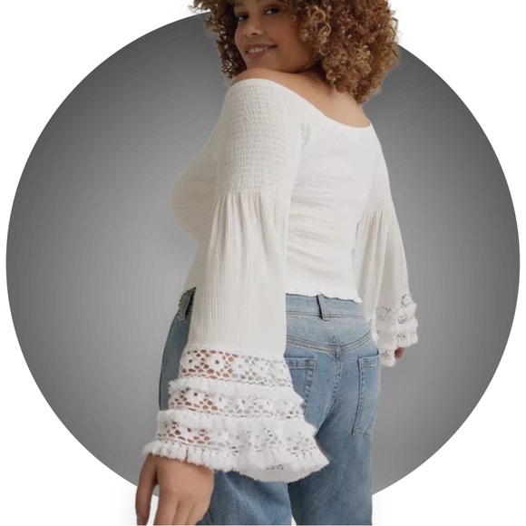 BOGO TORRID NWT FESTI Off Shoulder Crop Top - Picture 3 of 8